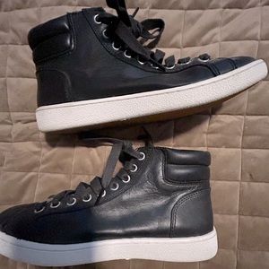 Almost brand new UGG black high top shoes!!!